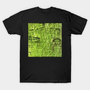 Mossy Green Abstract T-Shirt